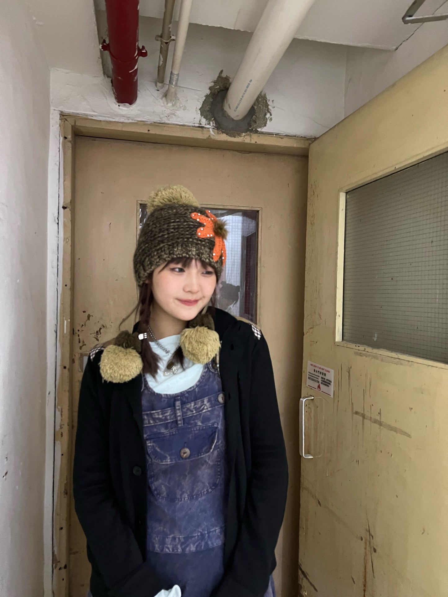 紮染吊帶連身裙